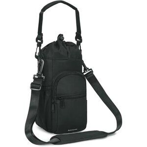 Water Bottle Holder with Strap 32oz 40oz Insulated Water Bottle Carrier SlingBag